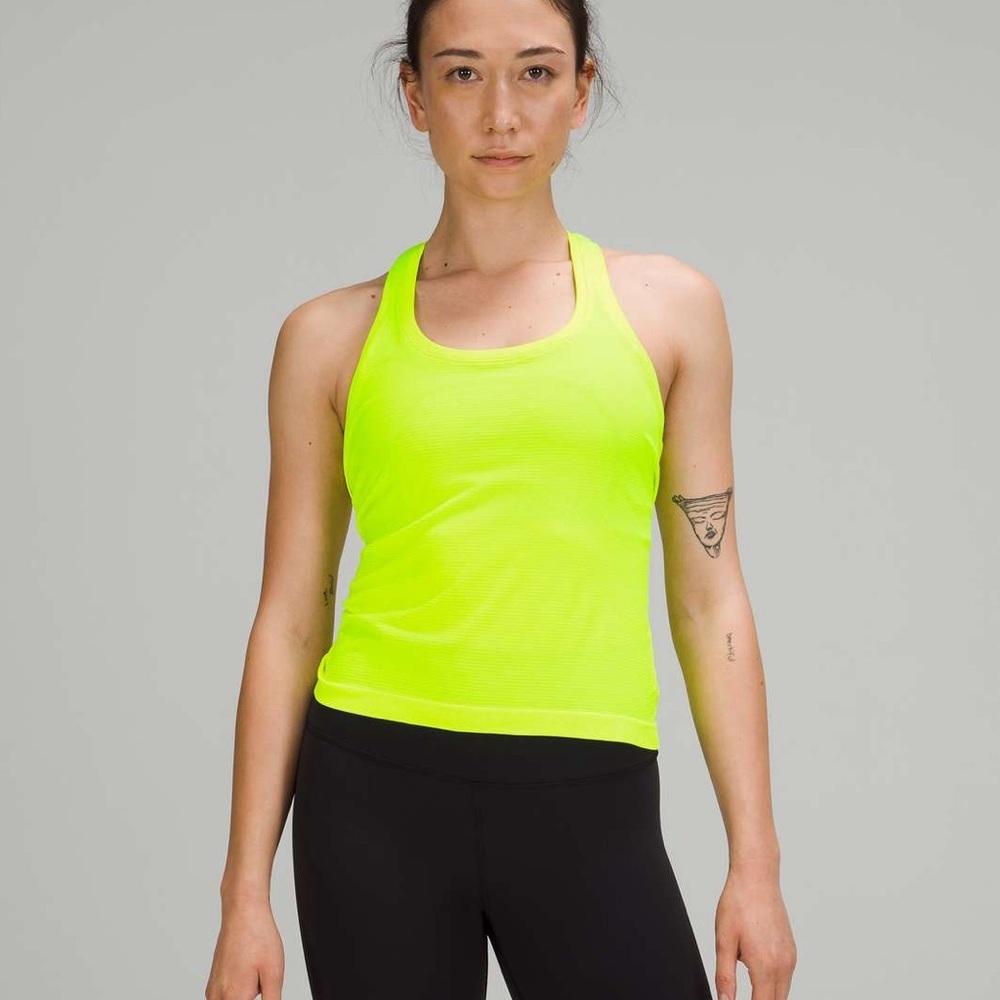 Lululemon Swiftly Tech Racerback 2.0 Race Length Highlight Yellow